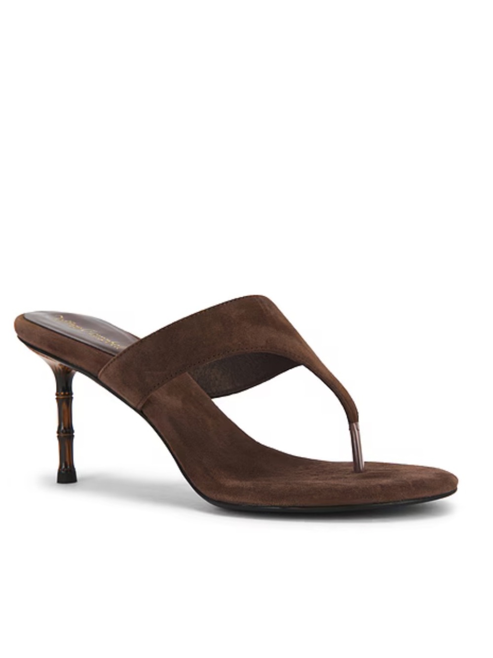 Jeffrey Campbell Marilla Sandals Coffee Suede Brown heels shoes Revolve 8 - Picture 2 of 12